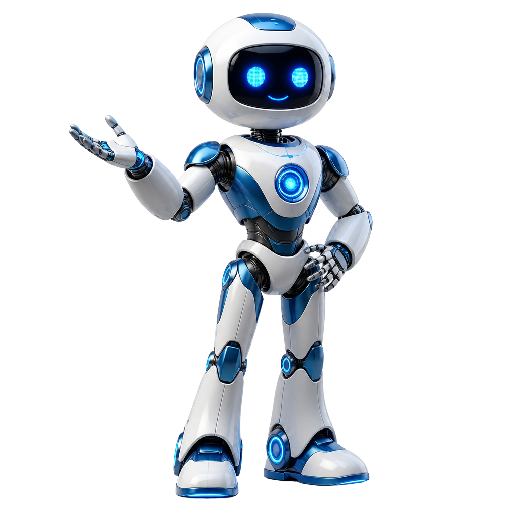 Robot de Inteligencia Artificial representando la automatización de procesos empresariales